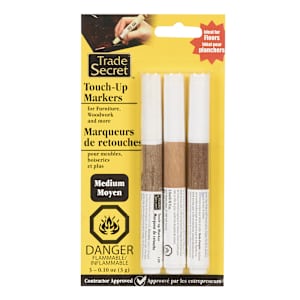 Ensemble de 3 marqueurs de retouche pour bois Secret du métier ton moyen
