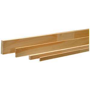 Clear Jointed Pine Rectangle - 1/2 in. x 3/4 in. 8 ft.