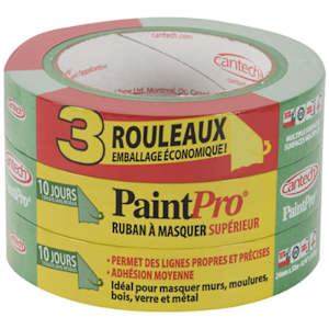 PaintPro Masking Tape 24 mm x 50 m Pkg/3