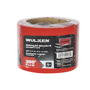 WULKEN DANGER Security Tape 3 in. x 300 ft.