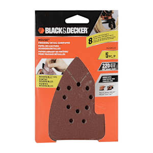 Mouse Sandpaper Assortment 220 Grit Pkg/5