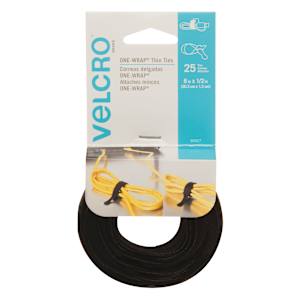 VELCRO® One-Wrap® Ties 1 1/2 in. x 8 in. Pkg/25