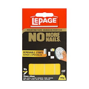 Removable Adhesive Strips 3/4 in. x 1-5/8 in. Pkg/10