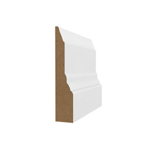 Chambranle pyramidal en fibre de bois 3/4 po x 3 1/2 po x 8 pi
