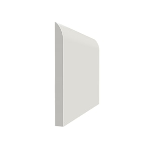 Plinthe unie en PVC 5/16 po x 3 1/8 po x 8 pi