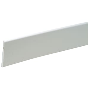 Plinthe unie en PVC 5/16 po x 3 1/8 po x 8 pi
