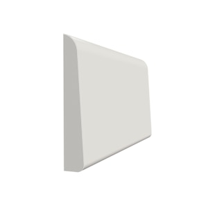 Plain PVC Case Moulding - 3/8 in. x 2-1/8 in. x 7 ft
