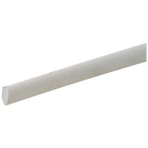 PVC Quarter Round Moulding   11/16 in. x 11/16 in. x 8 ft