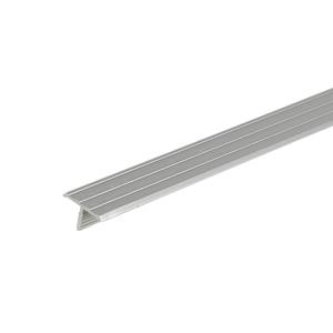 Moulure en T pour céramique 13/16 po argent