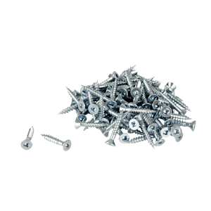 Flat Head Wood Screws 3 in. n° 12 Pkg/100