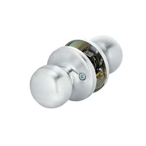 Fairfax Passage Door Knob Satin Chrome