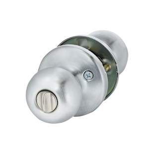 Fairfax Keyed Entry Door Knob Satin Chrome