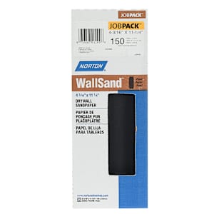 Papiers sablés pour gypse grain 150 Pqt/25