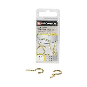 1 in. Cup Hooks Pkg/5