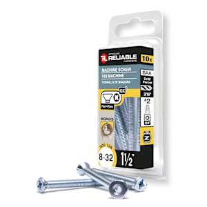 Boulons mécaniques T.P. 8-32 x 1 1/2 po Pqt/10