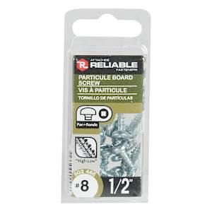 Particle Screws 1/2 in. n° 8 R.H. Pkg/20
