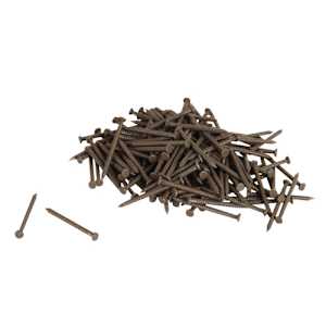 Walnut Panel Board Nails - , 1 in. (Box of 80)