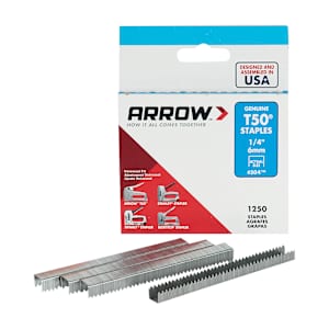T50 Staples 1/4 in. Pkg/1250