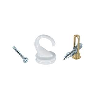 Crochet pivotant pour plafond