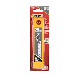 Lames de couteau utilitaire 25 mm HB-20B Pqt/20