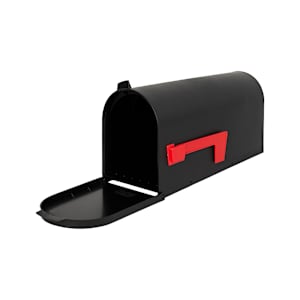 PVC Rural Mailbox Black