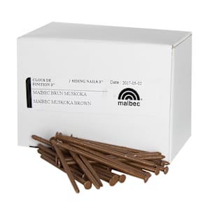 Muskoka Brown Maibec Finition Nails3 in. 1 lb