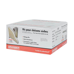 Drywall Screws 1 1/4 in. n° 6 Pkg/8000