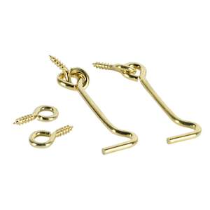 2 1/2 in. Gate Hooks & Eyes Pkg/2
