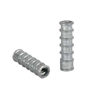 Chevilles d'ancrage pour boulon tire-fond 5/16L Pqt/15