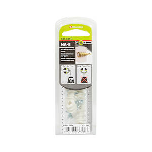 Chevilles d'ancrage en nylon n° 8L Pqt/5