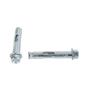 Douilles d'ancrage pour béton 3/8 po x 3 po Pqt/12