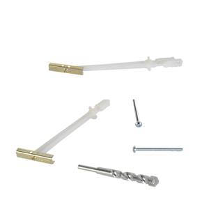 Snap-Toggle Adjustable Toggle Bolts 3/16 in. x 2 1/2 in. Pkg/6