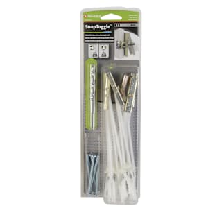 Snap-Toggle Adjustable Toggle Bolts 3/16 in. x 2 1/2 in. Pkg/6