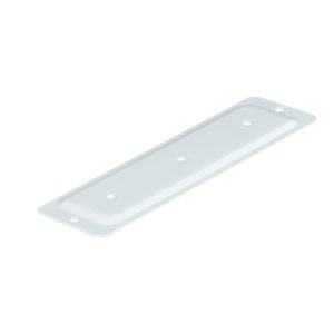 PYLEX Patio Anchor Plate White 2 in. x 6 in.