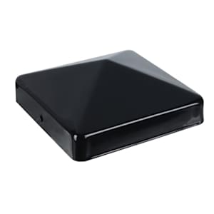 Capuchon métallique pour poteau noir lustré 4 po x 4 po PYLEX