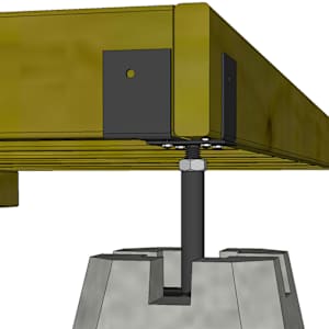 PYLEX Adjustable Deck Support