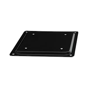 PYLEX Patio Anchor Plate Black 6 in. x 6 in.