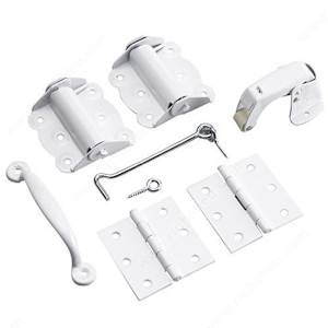 Ensemble de quincaillerie pour porte moustiquaire