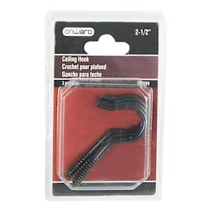 Ceiling Hooks 2 1/2 in. Pkg/3