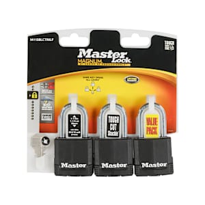 Magnum Outdoor Padlocks - 1-3/4 in. Pkg/3