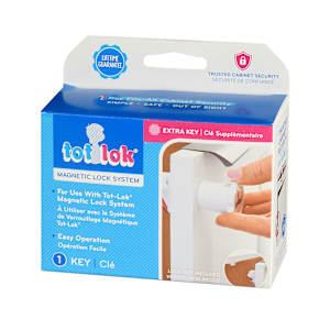 Magnetic Key for Tot-Lok Cabinet Locking System
