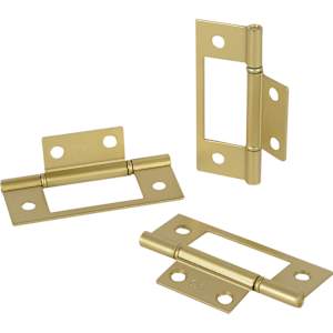 Non-Mortise Hinges, 3 in. Pkg/3