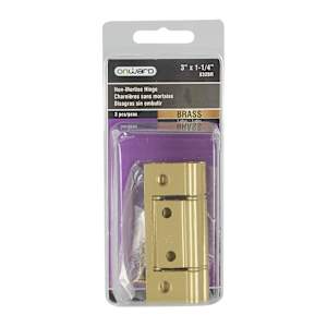 Non-Mortise Hinges, 3 in. Pkg/3
