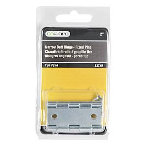 Narrow Butt Hinges 2 in. Pkg/2