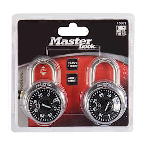 Combination Padlock 1 7/8 in. Pkg/2