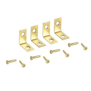 Équerres métalliques 1 po Pqt/4