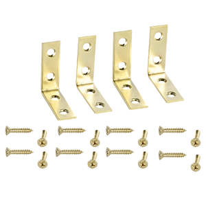 Équerres métalliques 1 1/2 po Pqt/4