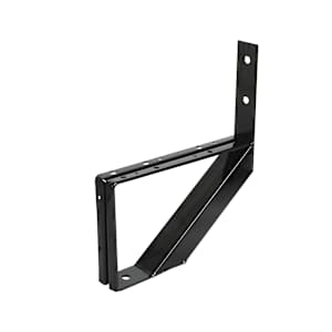 Limon d'escalier en acier noir 1 marche PYLEX