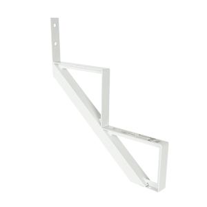 Limon d'escalier en aluminium blanc 2 marches Collection 10. PYLEX