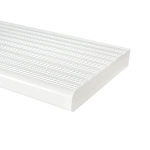 PYLEX White Aluminum Step 48 in. Collection 10.